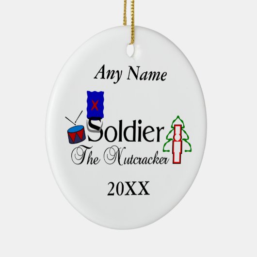 Nussknacker-Soldat Keramik Ornament (Rechts)