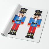Nussknacker-Soldat-MattPackpapier, 30" x 6' Geschenkpapier (Ungerollt)