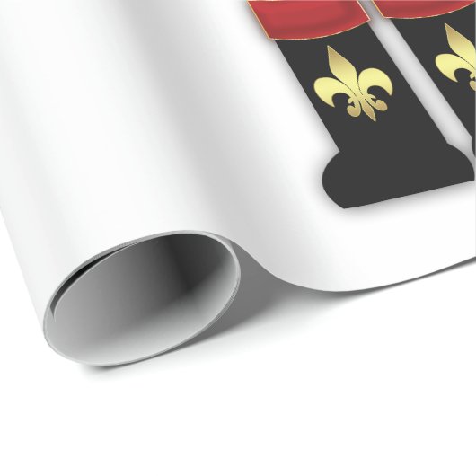 Nussknacker-Soldat-MattPackpapier, 30" x 6' Geschenkpapier (Rolleneckpunkt)