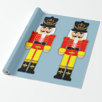 Nussknacker-Soldat-MattPackpapier, 30" x 6' Geschenkpapier