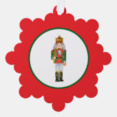 Nussknacker-Soldat Ornament Karte (Vorderseite)