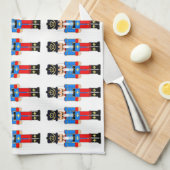 Nussknacker-Soldat-WeihnachtsGeschirrtuch 16" x Geschirrtuch (Viertel Falte)