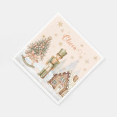 Nussknacker Soldat Zuckerpflaume Weihnachten Gebur Serviette (Ecke)