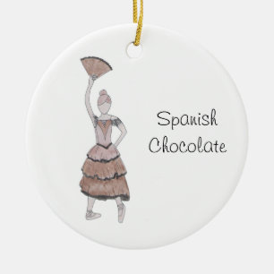 Nussknacker-spanische Keramik Ornament
