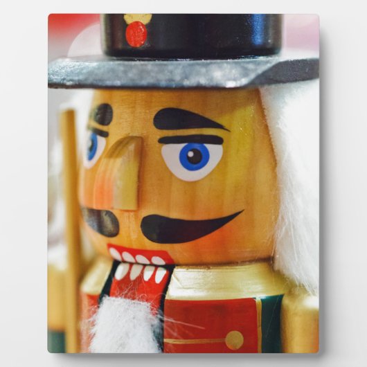 Nussknacker-Spielzeug-niedliche bunte Fotoplatte (Vorderseite)