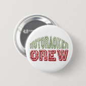 Nussknacker-Tanz-Crew-Entwurf für Weihnachten Button (Vorne & Hinten)