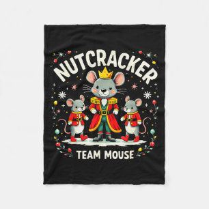 Nussknacker-Team-Maus-Weihnachts-Ballett-Geschenk- Fleecedecke