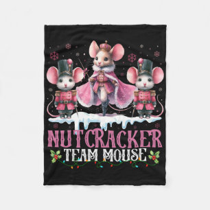 Nussknacker-Team-Maus-Weihnachtstanz Llet Frohe W Fleecedecke