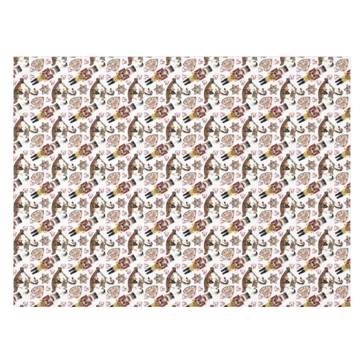 Nussknacker-Tischdecke Tischdecke (Vorderseite (Horizontal))