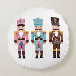 Nussknacker-Trio Rundes Kissen