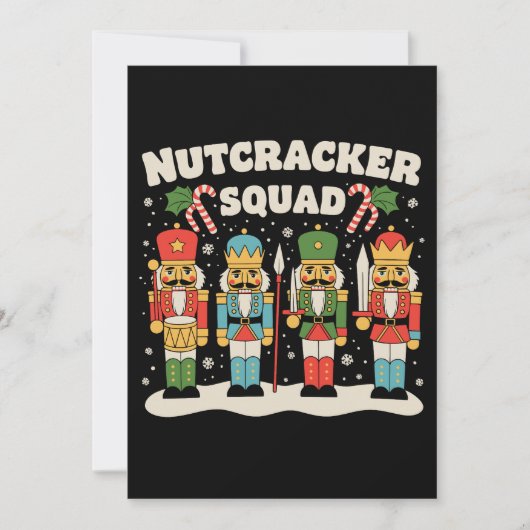 Nussknacker-Trupp Weihnachten Xmas-Festtagszeit (Vorderseite)