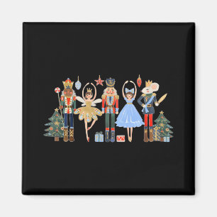 Nussknacker-Truppe Ballett-Tanz passende Familien- Magnet