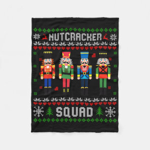Nussknacker-Truppe Ballett Tanz Weihnachten passen Fleecedecke