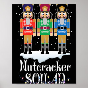 Nussknacker-Truppe Ballett Tanz Weihnachten Xmas L Poster