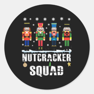 Nussknacker-Truppe Byllet Tanz passende Familien-W Runder Aufkleber