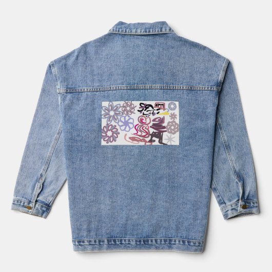 Nussknacker und Ballett Winter Jeansjacke (Rückseite)