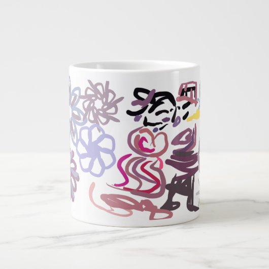 Nussknacker und Ballett Winter Jumbo-Tasse (Vorderseite)