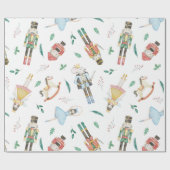 Nussknacker-Wasserfarbe Geschenkpapier (Flach)