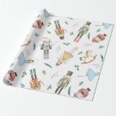 Nussknacker-Wasserfarbe Geschenkpapier (Ungerollt)
