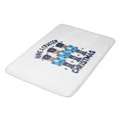 Nussknacker Weihnachten Badematte (Schrägansicht)