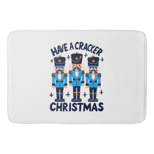 Nussknacker Weihnachten Badematte (Vorderseite)