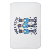 Nussknacker Weihnachten Badematte (Vorderseite Vertikal)