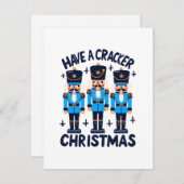 Nussknacker Weihnachten Begleitkarte (Vorne/Hinten)