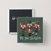 Nussknacker Weihnachten Die Saison Group Xmas Button (Vorne & Hinten)