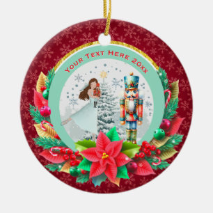 Nussknacker-Weihnachten, Familientraditionsgeschen Keramik Ornament