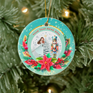 Nussknacker-Weihnachten, Familientraditionsgeschen Keramik Ornament