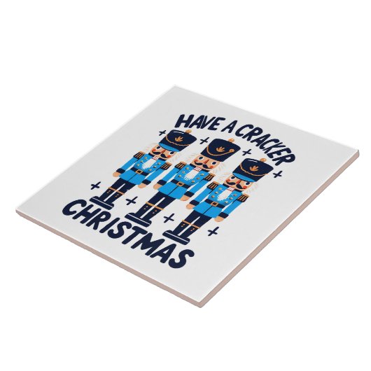 Nussknacker Weihnachten Fliese (Seite)