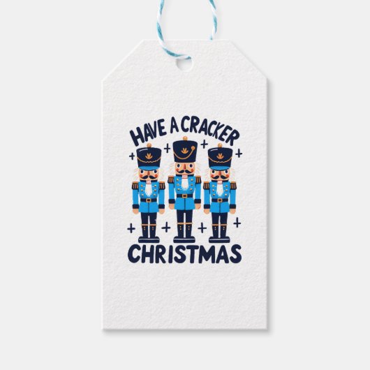 Nussknacker Weihnachten Geschenkanhänger (Vorderseite)