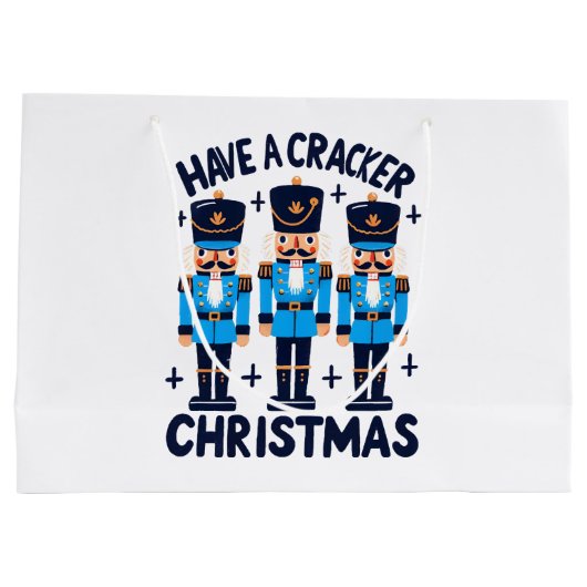 Nussknacker Weihnachten Große Geschenktüte (Rückseite)