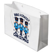Nussknacker Weihnachten Große Geschenktüte (Rückseite Schrägansicht)