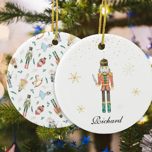 Nussknacker Weihnachten Keramik Ornament