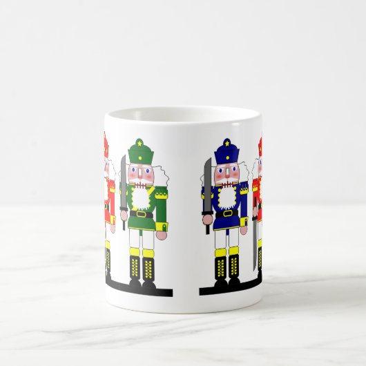 Nussknacker-Weihnachten personalisiert Kaffeetasse (Mittel)