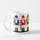 Nussknacker-Weihnachten personalisiert Kaffeetasse (Links)