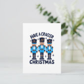 Nussknacker Weihnachten Postkarte (Stehend Vorderseite)