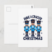 Nussknacker Weihnachten Postkarte (Vorne/Hinten)