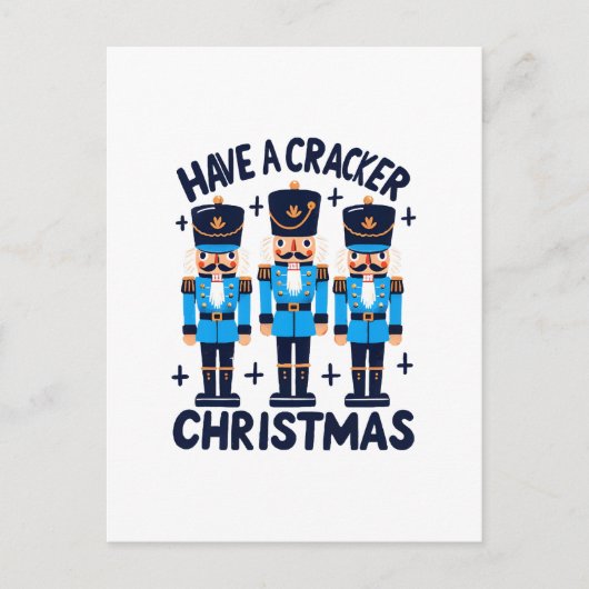 Nussknacker Weihnachten Postkarte (Vorderseite)