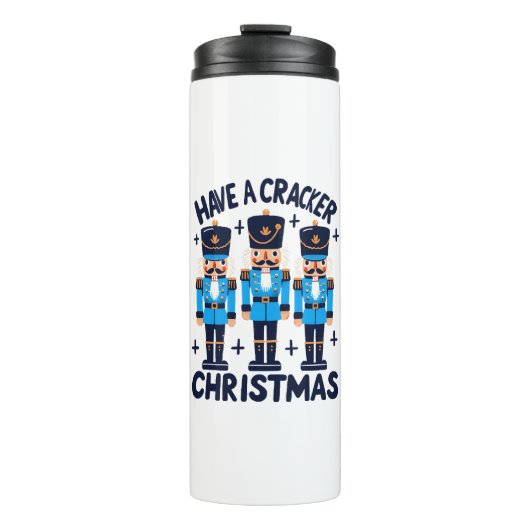 Nussknacker Weihnachten Thermosbecher (Vorderseite)