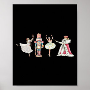 Nussknacker Weihnachten Xmas Familie passende Pyja Poster
