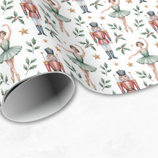 Nussknacker Weihnachts Ballerina Ballett Festlich Geschenkpapier