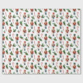 Nussknacker Weihnachts-Geschenkpapier Geschenkpapier (Flach)