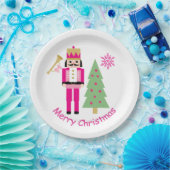 Nussknacker, Weihnachtsbaum Pappteller (Party)