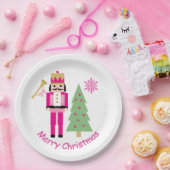 Nussknacker, Weihnachtsbaum Pappteller (Party)