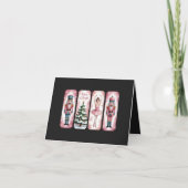 Nussknacker-Weihnachtsfeier-Geschenk Festlich  Karte (Vorderseite)