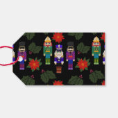 Nussknacker-Weihnachtsgeschenktasche Geschenkanhänger (Rückseite Horizontal)