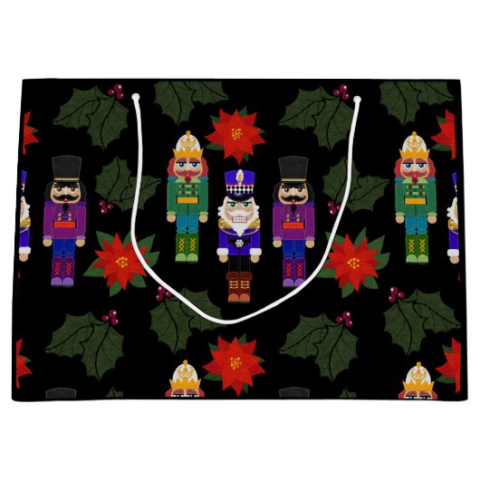 Nussknacker-Weihnachtsgeschenktasche Große Geschenktüte (Vorderseite)