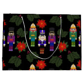 Nussknacker-Weihnachtsgeschenktasche Große Geschenktüte (Rückseite)